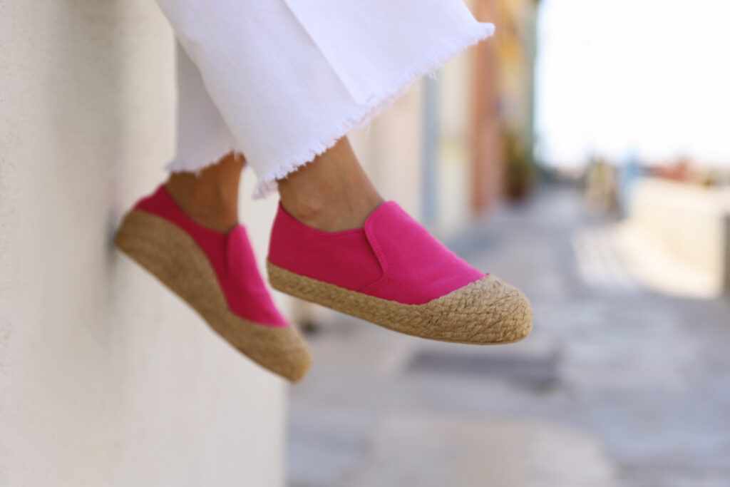 Pink Wataru France espadrilles.