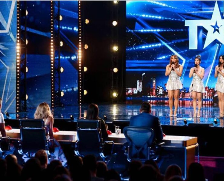 Miss tres before the performance at Britains Got Talent