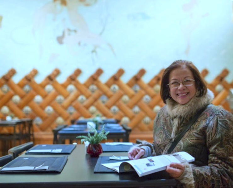 Noelle Sy Quia the great grand niece of Jose Rizal lives in Barcelona.