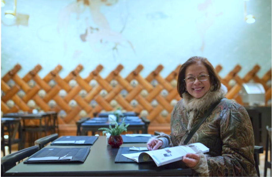 Noelle Sy Quia the great grand niece of Jose Rizal lives in Barcelona.