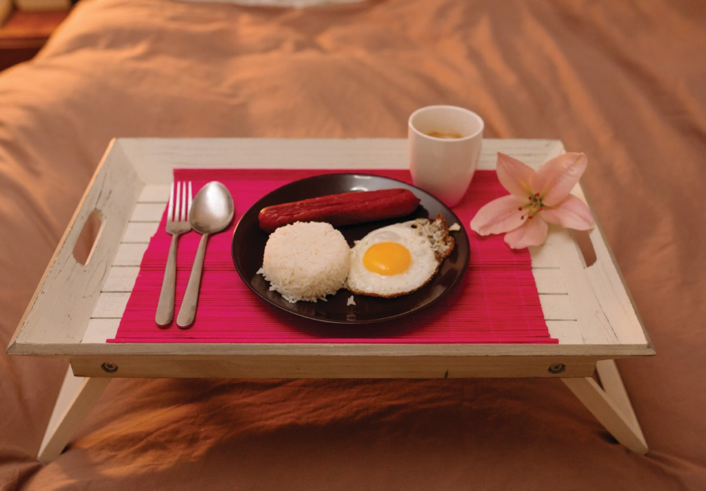 Valentine's Day Pinoy style breakfast in bed