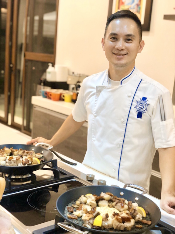 filipino culinary studies spain chef oyeen valcos