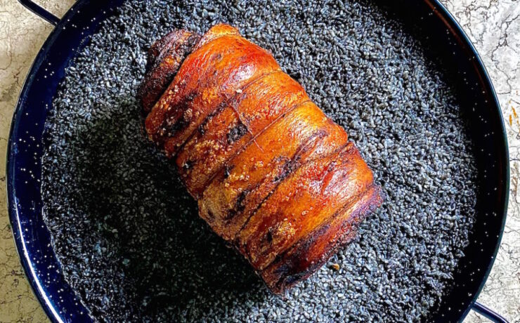 Oven-roasted pork Spanish-style