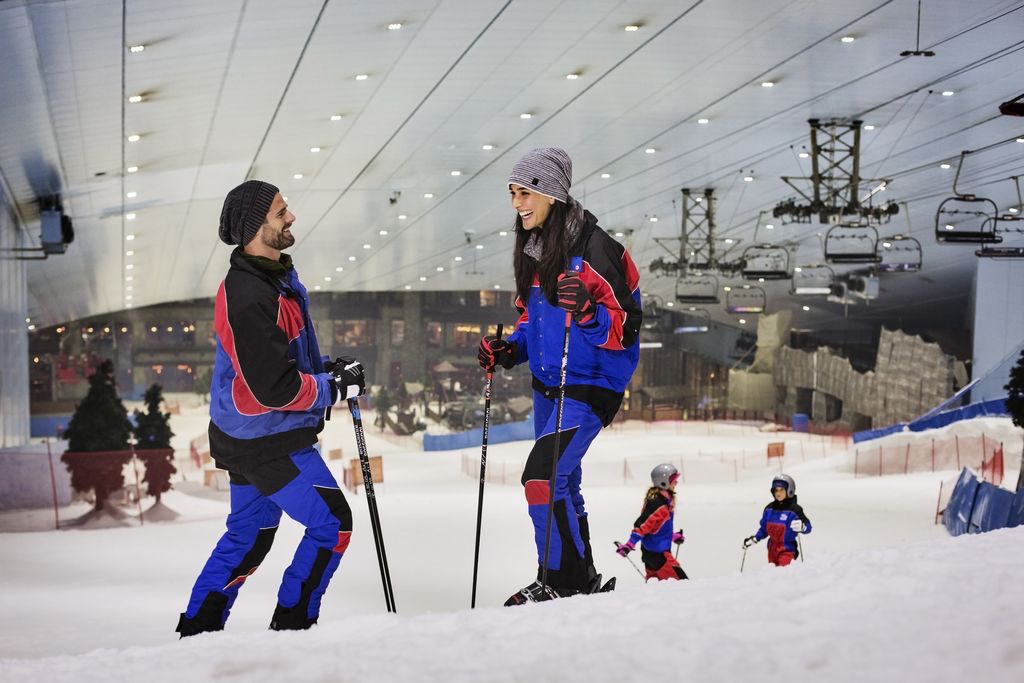 Indoor skiing is a fun way to beat the heat if you have only 72 hours in Dubai