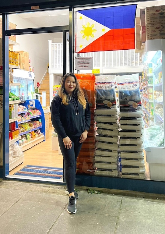 Paola Amores, owner Amores Oriental Mart Filipino grocery store London