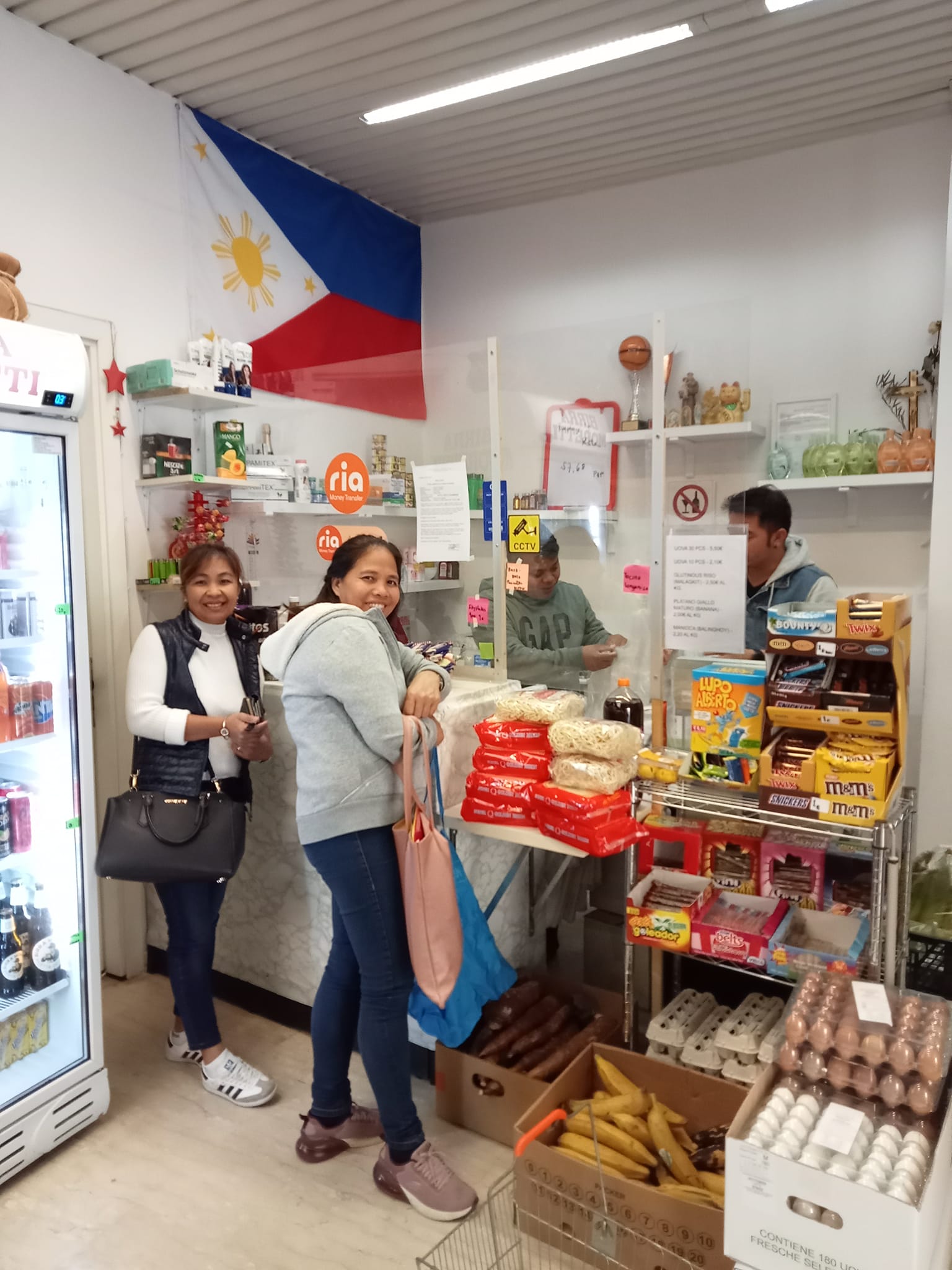 Filipino sari sari grocery store Filippino Minimart in Padua, Italy