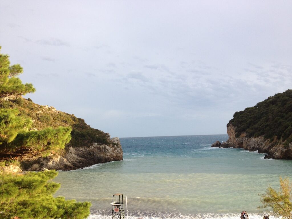 View of the sea in Paleokastrista, Corfu