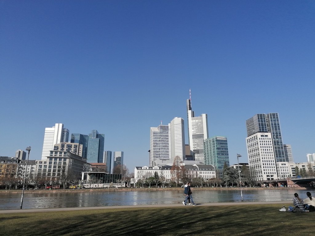 Frankfurt, Germany skyscrapers