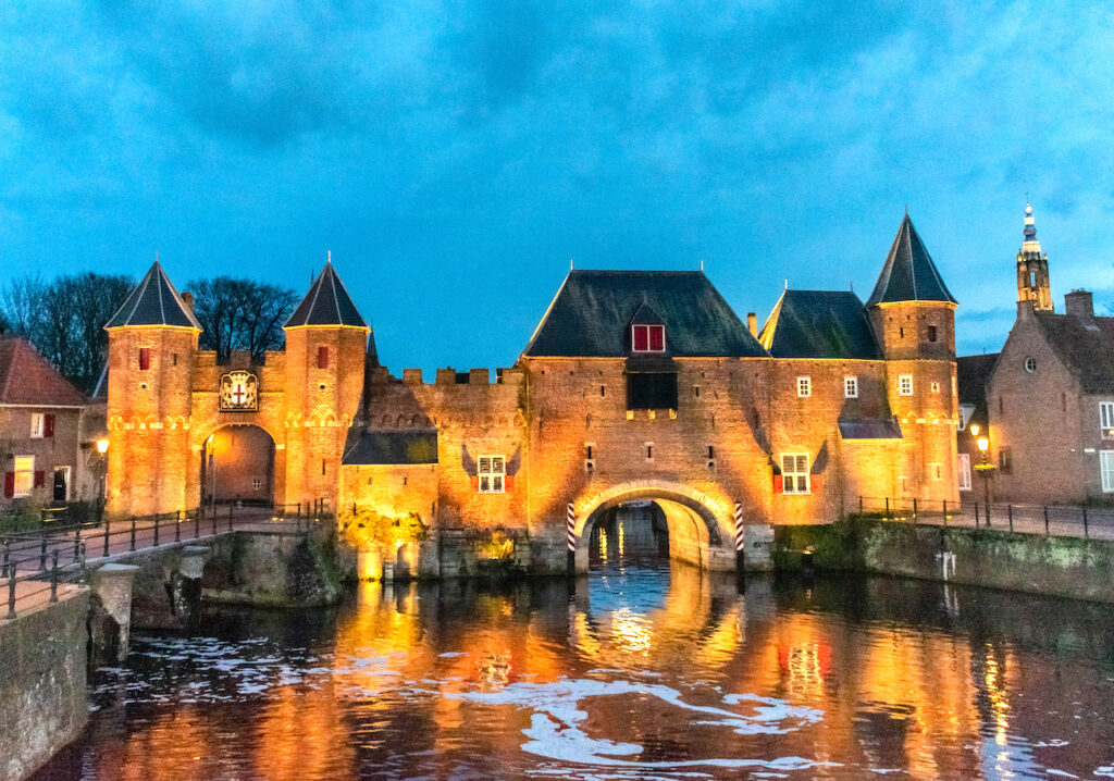 Medieval city in travel Holland