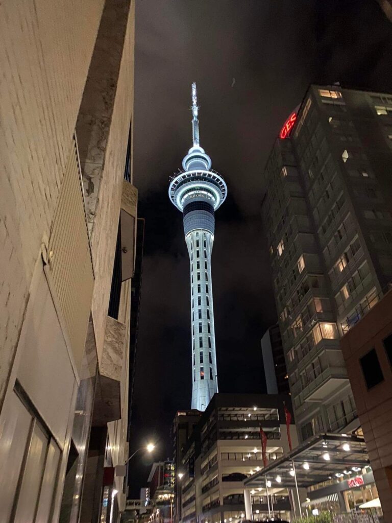 Sky Tower in Auckland.