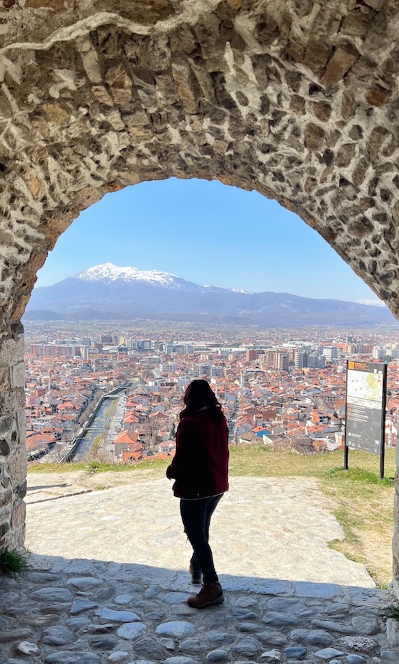 The breathtaking view of Prizren seen from the Kalaja Fortress.