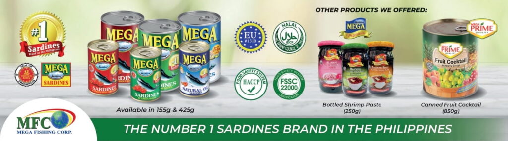 Heuschen & Schrouff is importer and distributor of Filipino food in Europe including Mega Sardines.