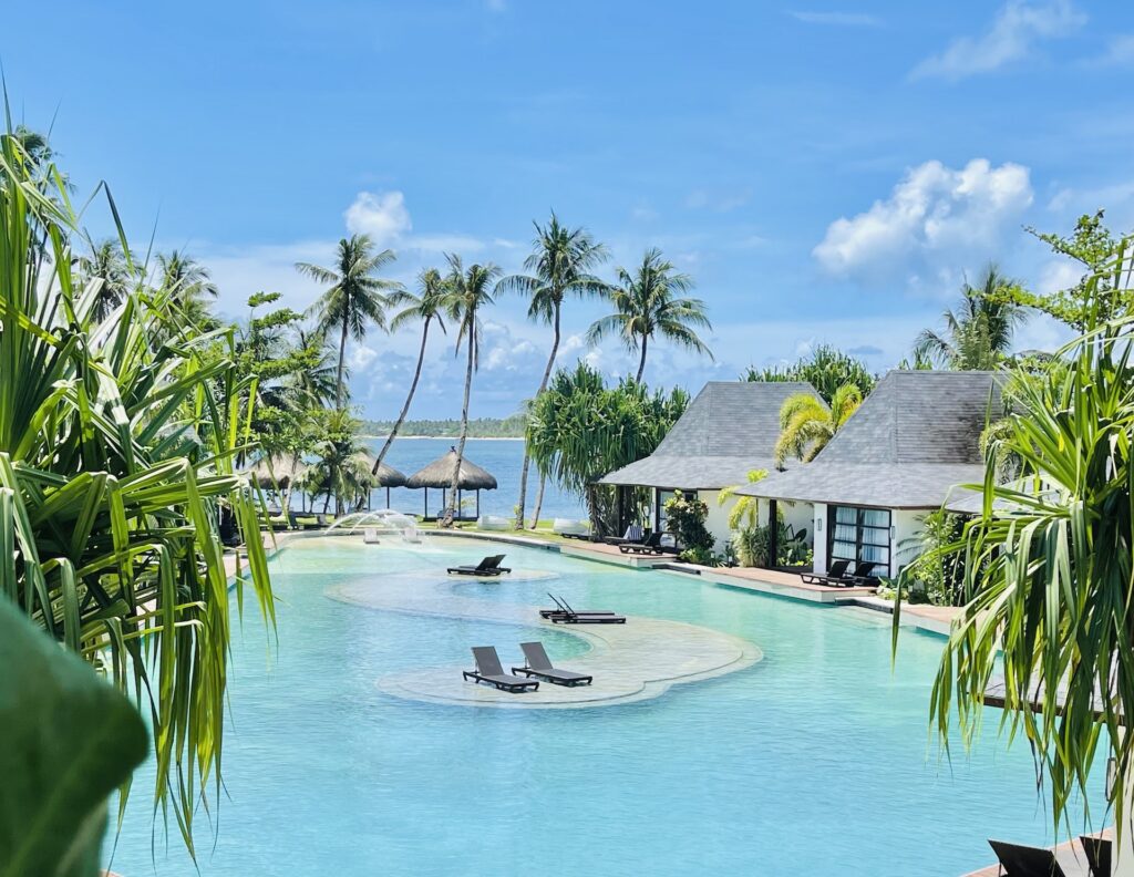 Luxury accommodatiom Siargao Bleu Resort and Hotel on Siargao Island Philipines