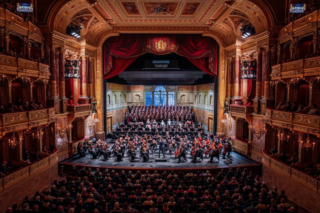 Opera at the Budapest's Opera House.